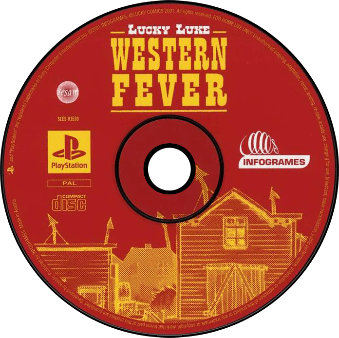 Lucky Luke Western Fever media 6 for Playstation